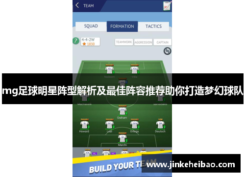 mg足球明星阵型解析及最佳阵容推荐助你打造梦幻球队